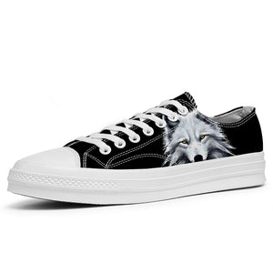 Realza tu estilo con las zapatillas bajas de lona Wolf para hombre y mujer