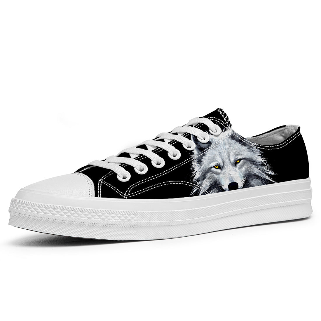 Realza tu estilo con las zapatillas bajas de lona Wolf para hombre y mujer