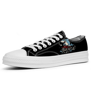 Realza tu estilo con las zapatillas bajas de lona Shark para hombre y mujer