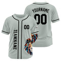 Uniformes de béisbol personalizados de alta calidad para adultos y niños & optimizados para el rendimiento (color gris)