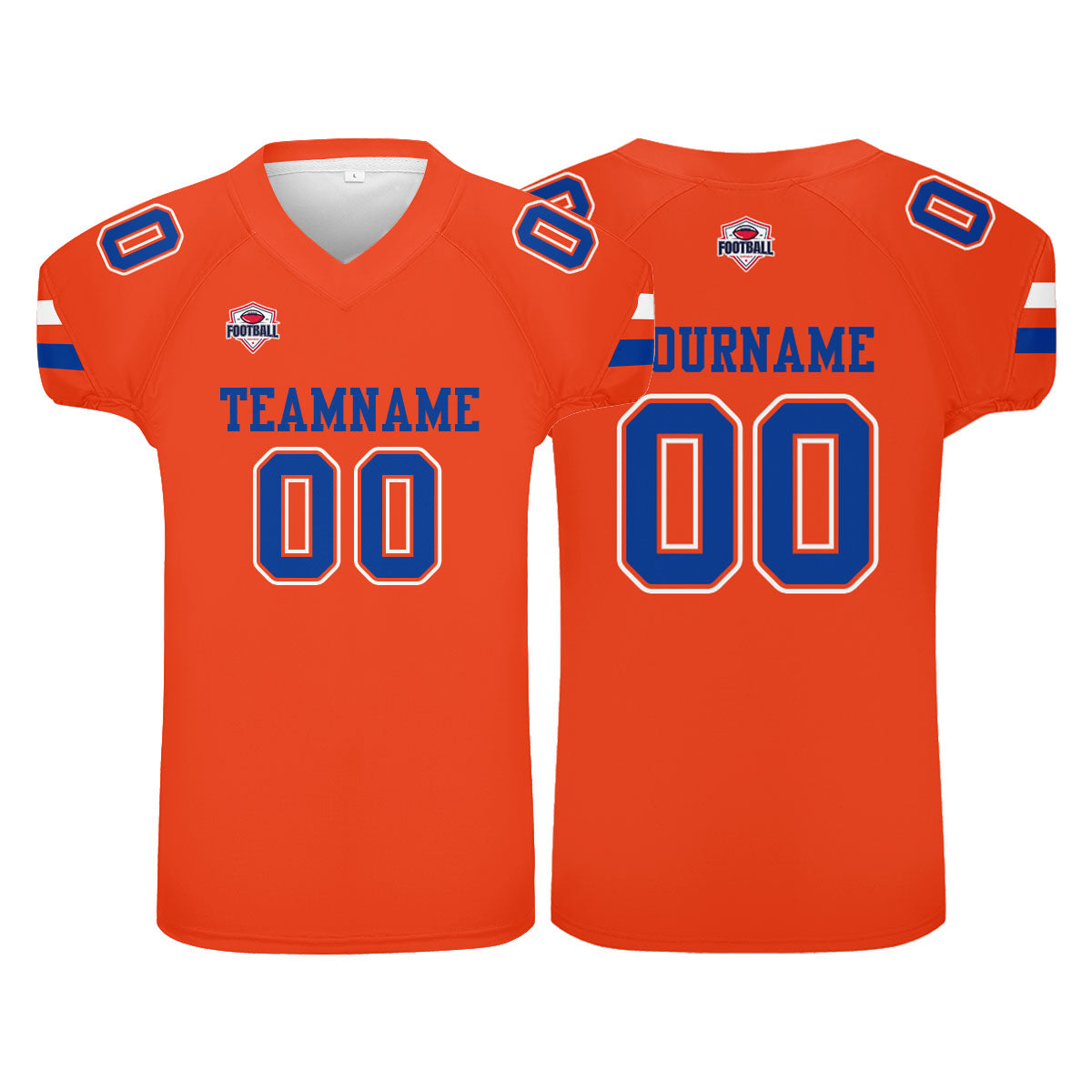 Camiseta de fútbol personalizada con nombre y número del equipo impresos