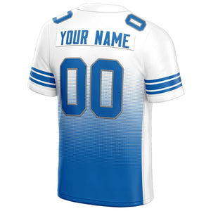 custom authentic gradient fashion football jersey yellow-green-white