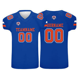 Camiseta de fútbol personalizada con nombre y número del equipo impresos