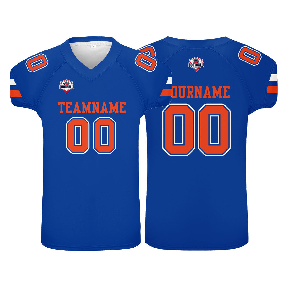 Camiseta de fútbol personalizada con nombre y número del equipo impresos