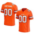 customized  authentic football jersey orange-white-royal mesh