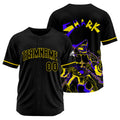 Uniformes de béisbol personalizados Shark-Black&Yellow de alta calidad para adultos y niños & optimizados para el rendimiento