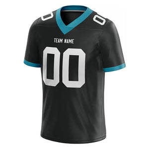 custom authentic football jersey white-black-orange mesh