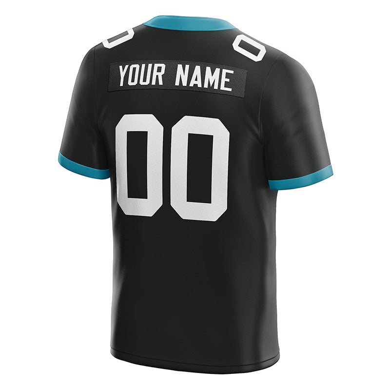 custom authentic football jersey white-black-orange mesh