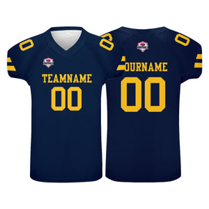 Camiseta de fútbol personalizada con nombre y número del equipo impresos