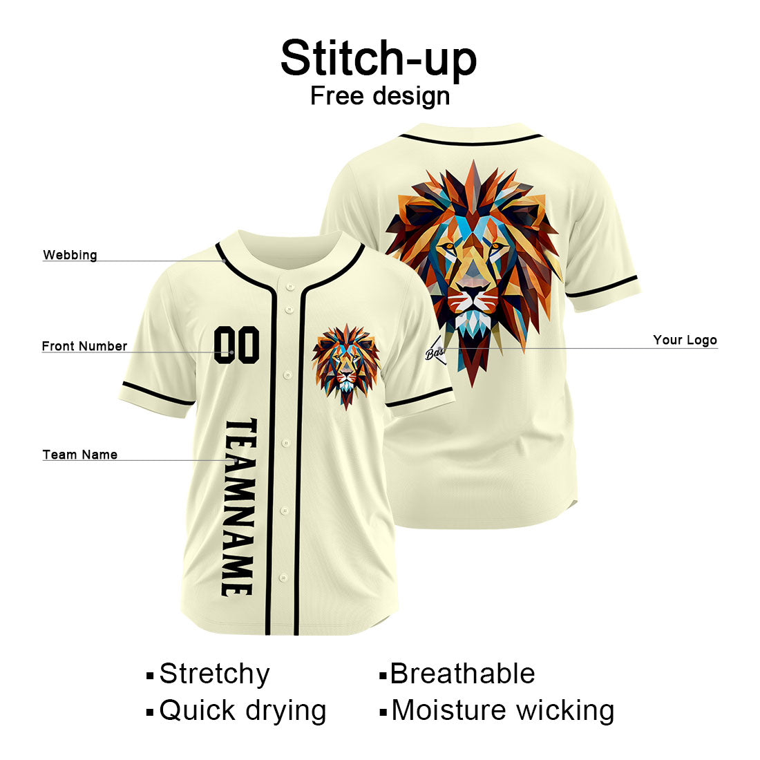 Uniformes de béisbol personalizados de alta calidad para adultos y niños & optimizados para un rendimiento óptimo