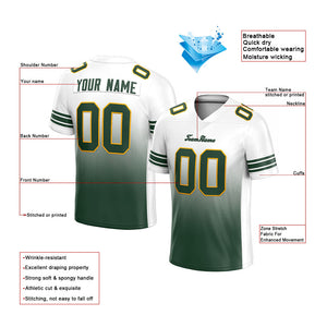 custom authentic gradient fashion football jersey white-green-yellow