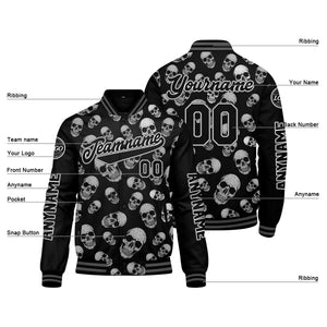 Chaquetas universitarias grises personalizadas para hombres & mujeres y jóvenes & Chaquetas Letterman personalizadas