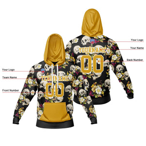 Sudadera con capucha degradada personalizada para hombre-mujer-niña o niño Imprime tu logotipo-nombre y número