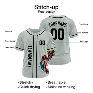 Uniformes de béisbol personalizados de alta calidad para adultos y niños & optimizados para el rendimiento (color gris)