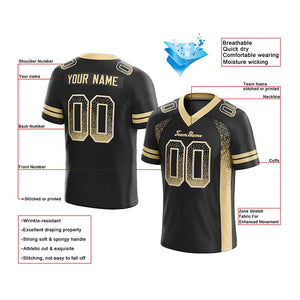 custom authentic drift fashion football jersey orange-aqua mesh