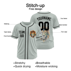 Uniformes de béisbol personalizados de alta calidad para adultos y niños & optimizados para el rendimiento (color gris)