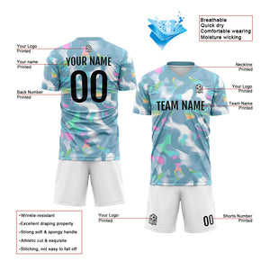 Uniforme de fútbol personalizado & camiseta para niños y adultos & conjunto personalizado & camiseta preciosa y verde grisácea