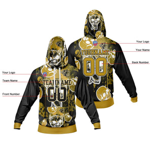 Sudadera con capucha degradada personalizada para hombre-mujer-niña o niño Imprime tu logotipo-nombre y número