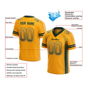 team custom authentic drift fashion football jersey white-blue mesh