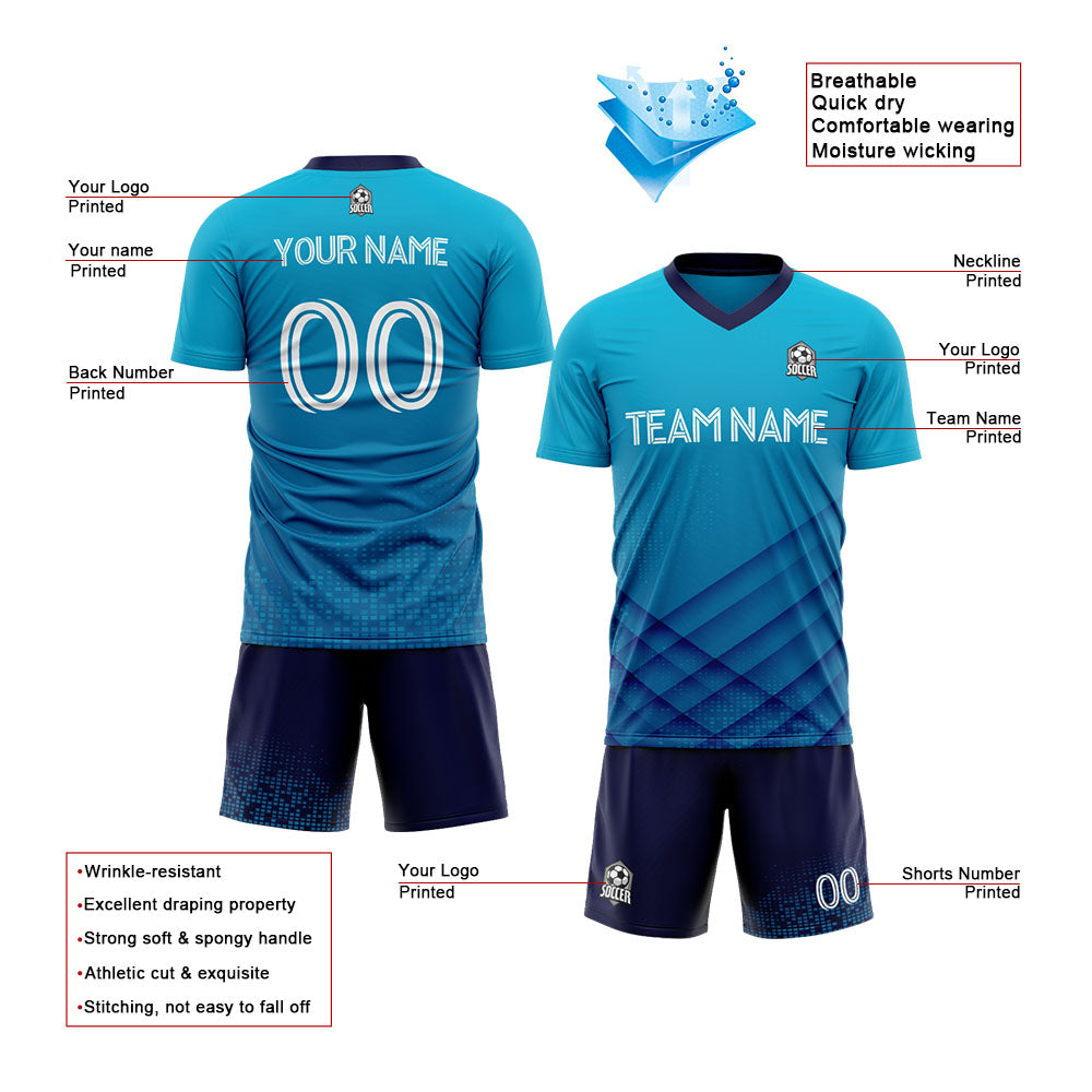 custom soccer set jersey kids adults personalized soccer