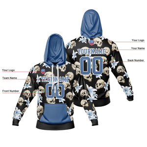 Sudadera con capucha degradada personalizada para hombre-mujer-niña o niño Imprime tu logotipo-nombre y número