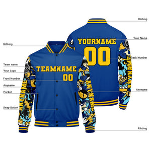 Chaquetas universitarias Royal personalizadas para hombres & mujeres y jóvenes & Chaquetas Letterman personalizadas