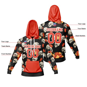 Sudadera con capucha degradada personalizada para hombre-mujer-niña o niño Imprime tu logotipo-nombre y número