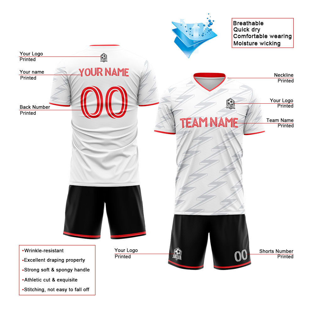 custom soccer set jersey kids adults personalized soccer
