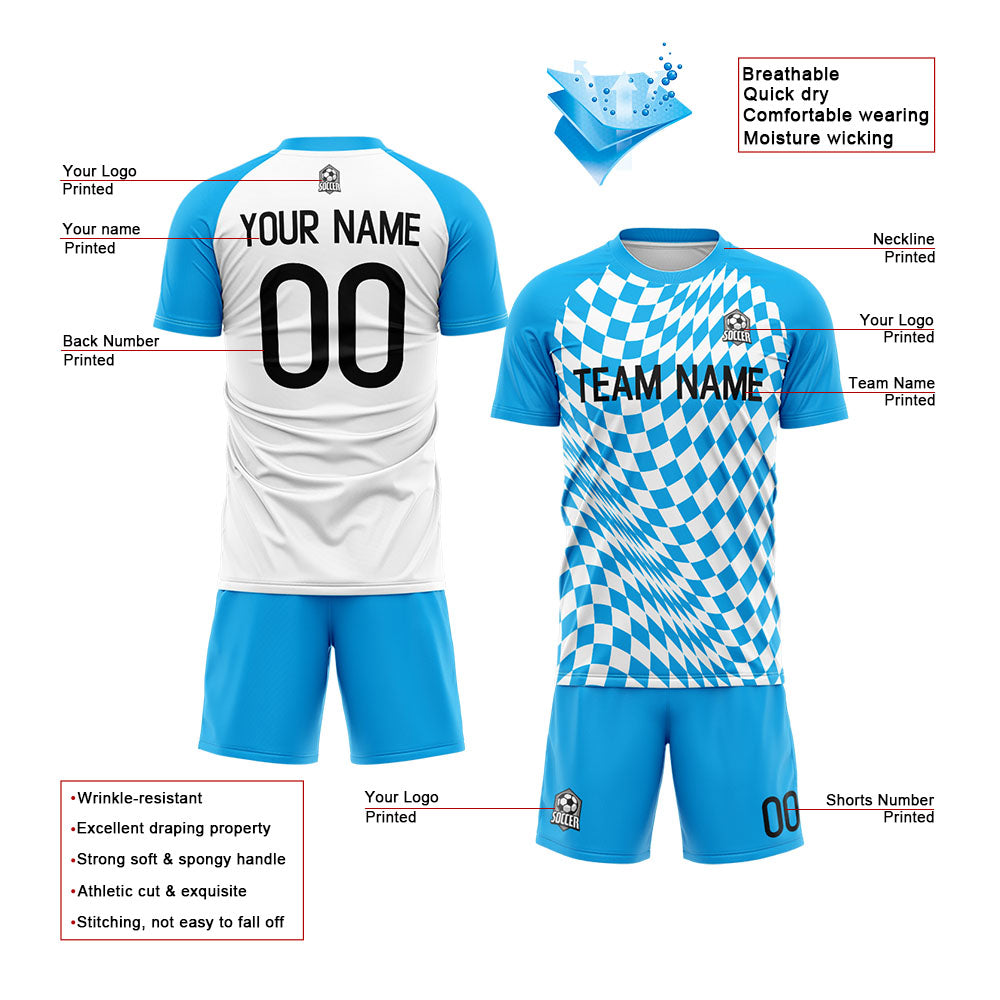 custom soccer set jersey kids adults personalized soccer