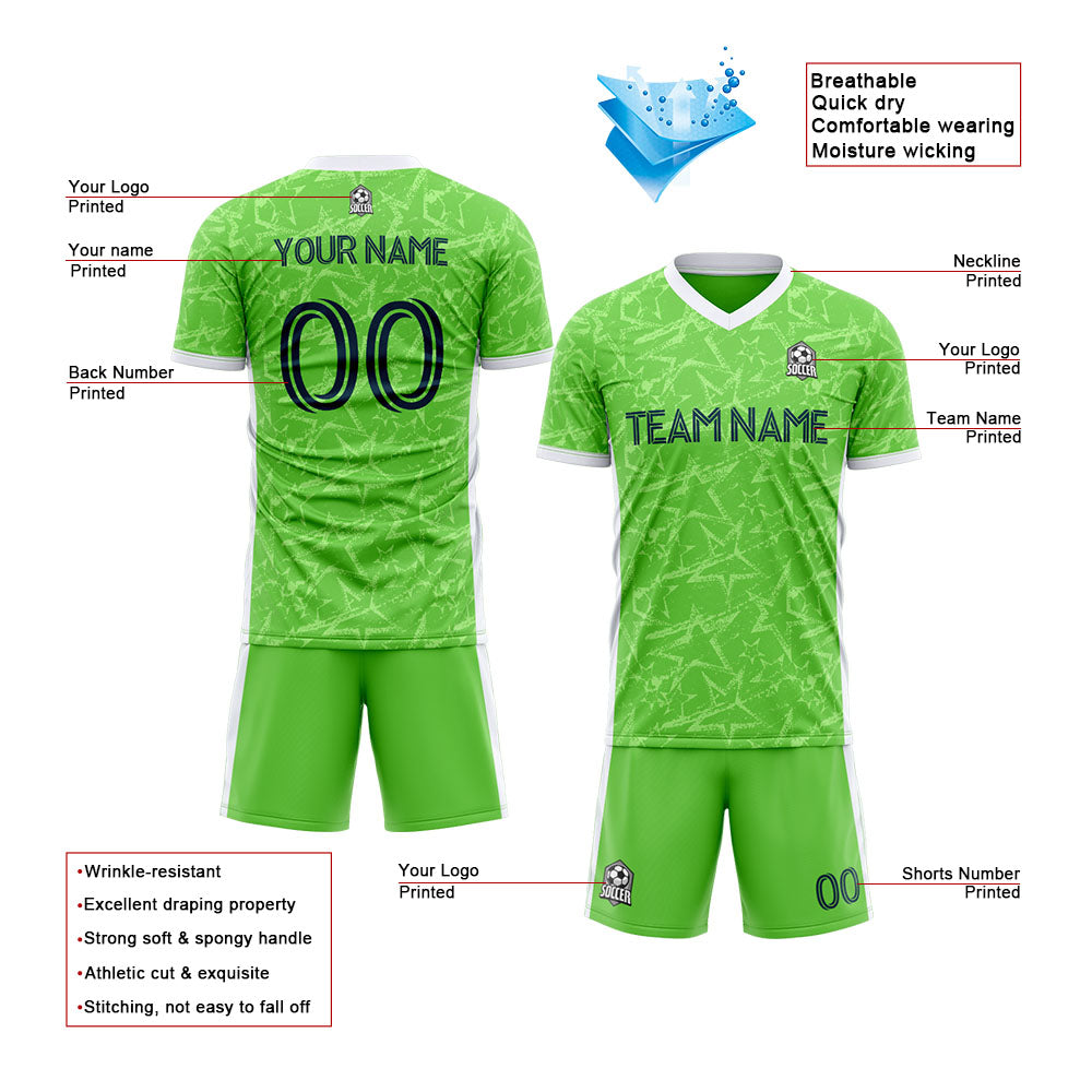 custom soccer set jersey kids adults personalized soccer