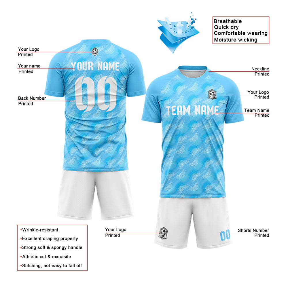 custom soccer set jersey kids adults personalized soccer