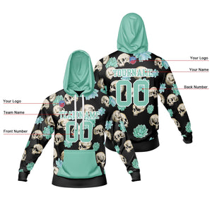 Sudadera con capucha degradada personalizada para hombre-mujer-niña o niño Imprime tu logotipo-nombre y número