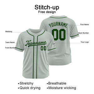 Camiseta de béisbol personalizada con diseño bordado & estilo hip hop & color gris oscuro
