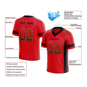 custom authentic drift fashion football jersey gray-royal mesh