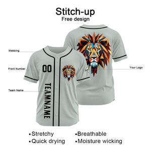 Uniformes de béisbol personalizados de alta calidad para adultos y niños & optimizados para el rendimiento (color gris)