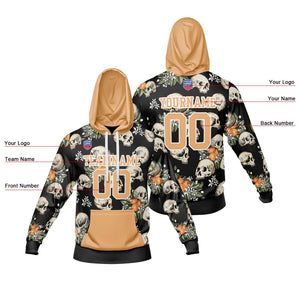 Sudadera con capucha degradada personalizada para hombre-mujer-niña o niño Imprime tu logotipo-nombre y número