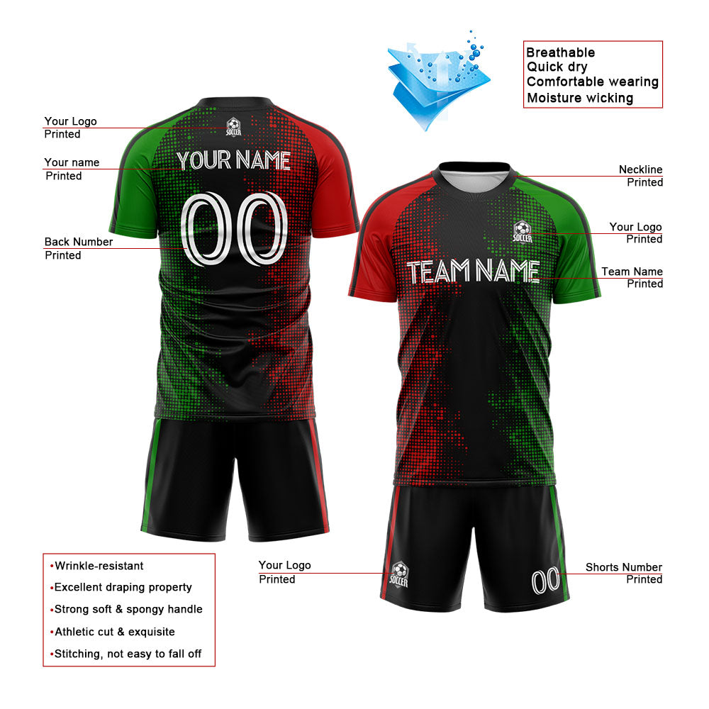 custom soccer set jersey kids adults personalized soccer