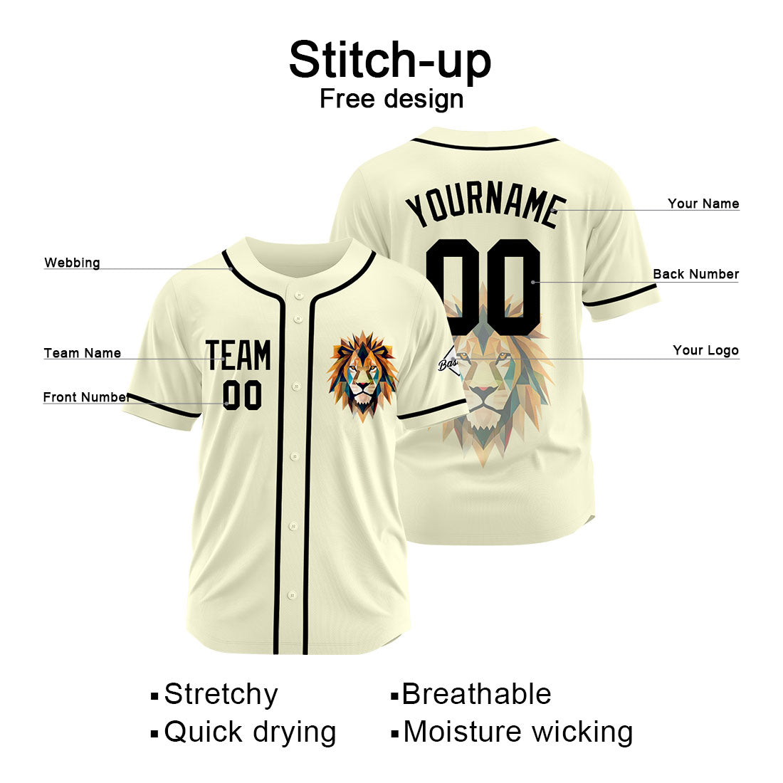 Uniformes de béisbol personalizados de alta calidad para adultos y niños & optimizados para un rendimiento óptimo