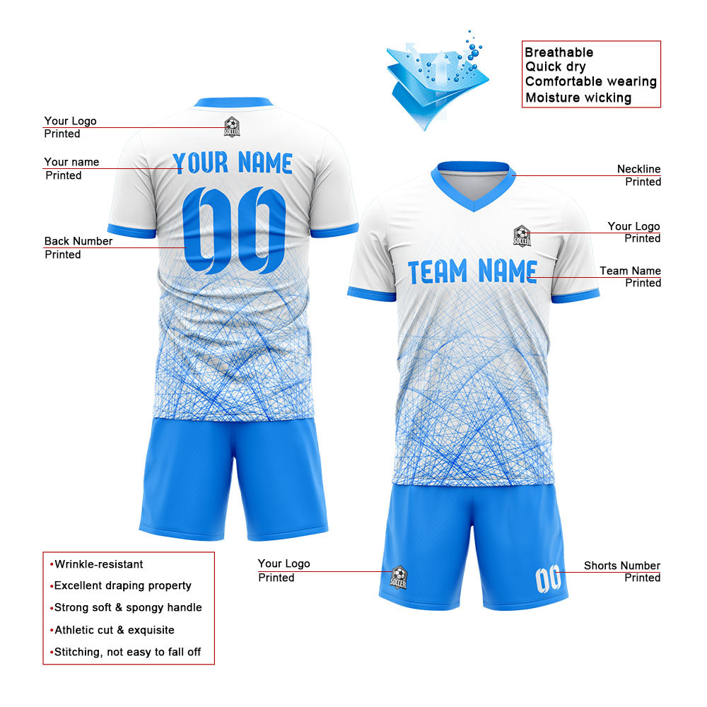 custom soccer set jersey kids adults personalized soccer