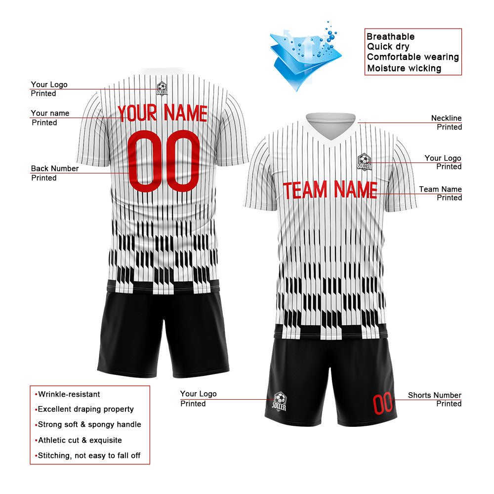 custom soccer set jersey kids adults personalized soccer