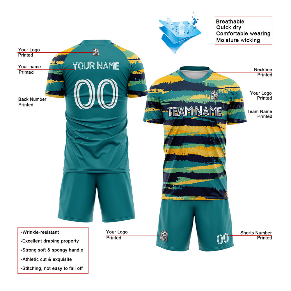 custom soccer set jersey kids adults personalized soccer