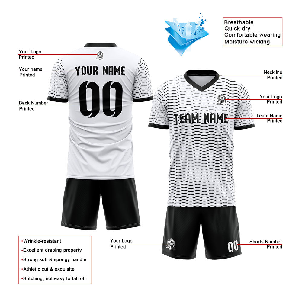 custom soccer set jersey kids adults personalized soccer
