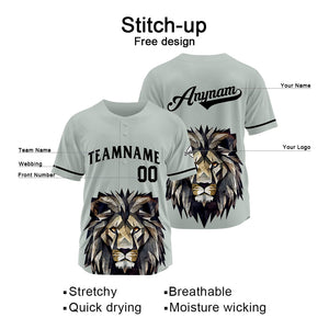 Uniformes de béisbol personalizados de alta calidad para adultos y niños & optimizados para el rendimiento (color gris)