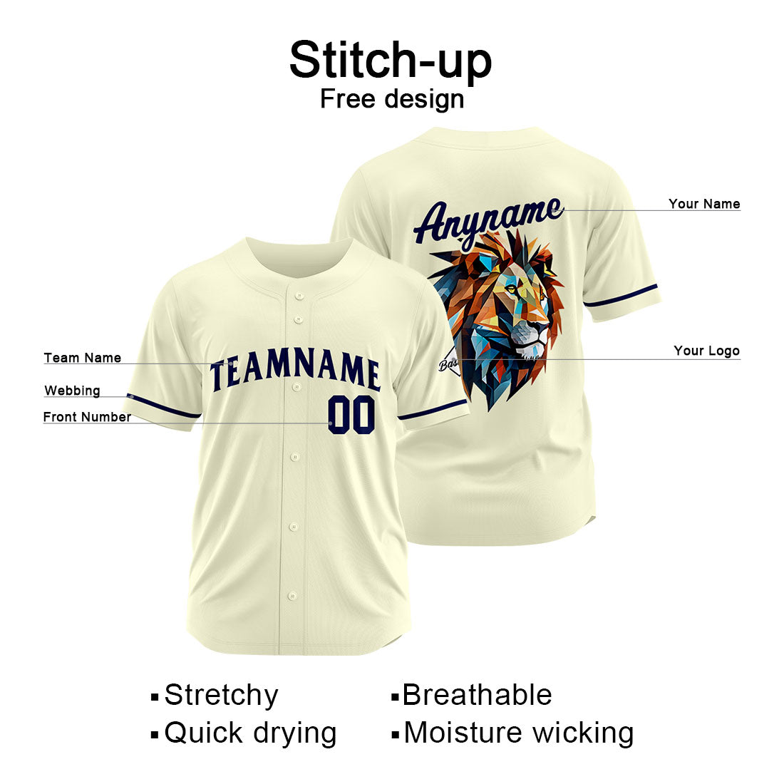 Uniformes de béisbol personalizados de alta calidad para adultos y niños & optimizados para un rendimiento óptimo