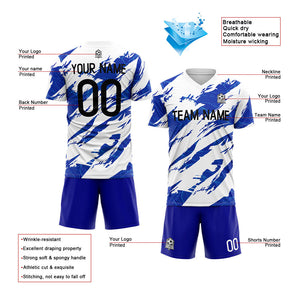 custom soccer uniform jersey kids adults personalized set jersey shirt white