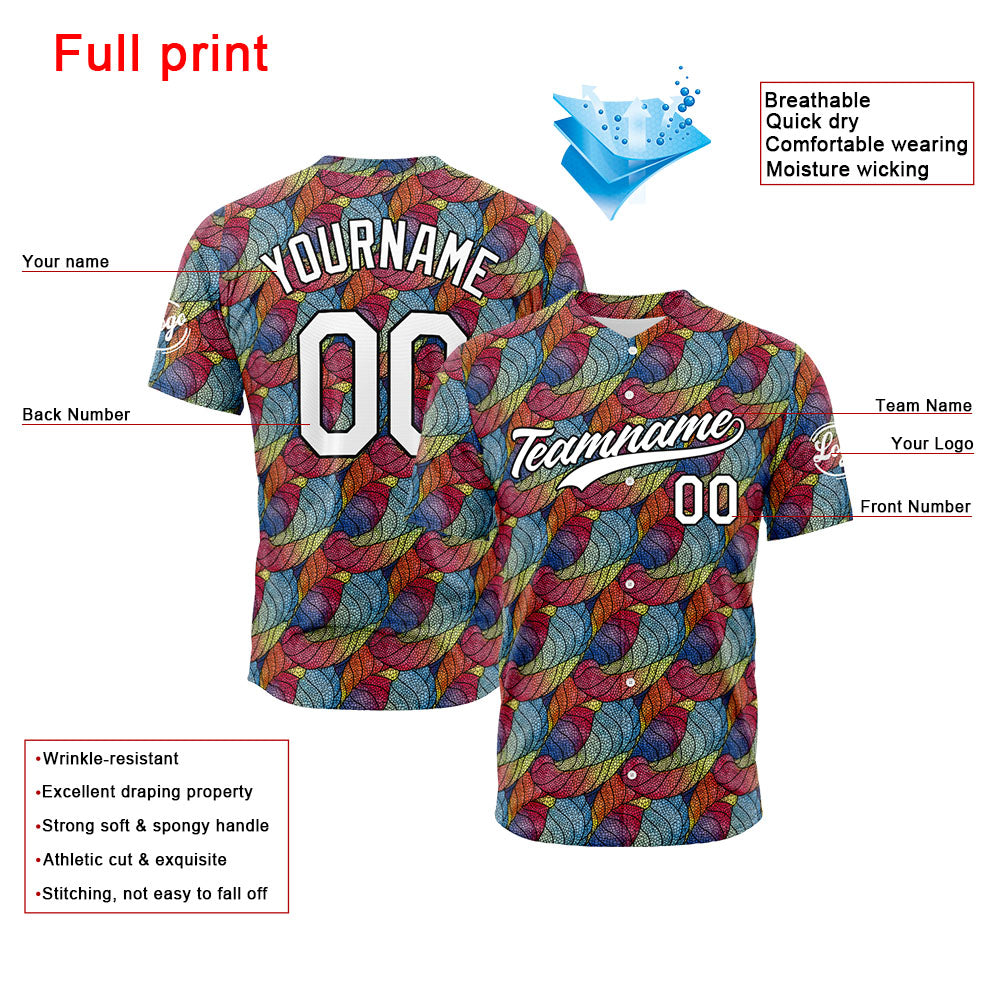 Dise?o personalizado de camiseta de béisbol con impresión a todo color en vidriera