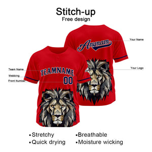 Uniformes de béisbol personalizados de alta calidad para adultos y niños & optimizados para el rendimiento & color rojo