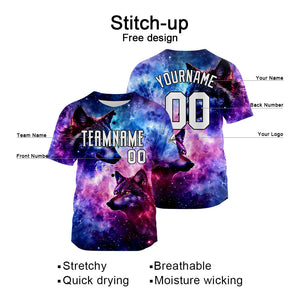 Uniformes de béisbol personalizados Starry Wolf de alta calidad para adultos y niños & optimizados para el rendimiento