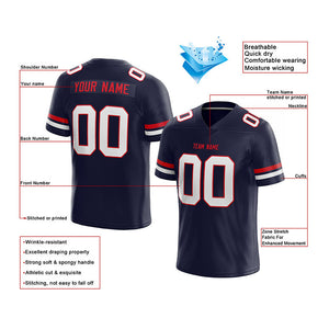 custom authentic football jersey gold-black white mesh
