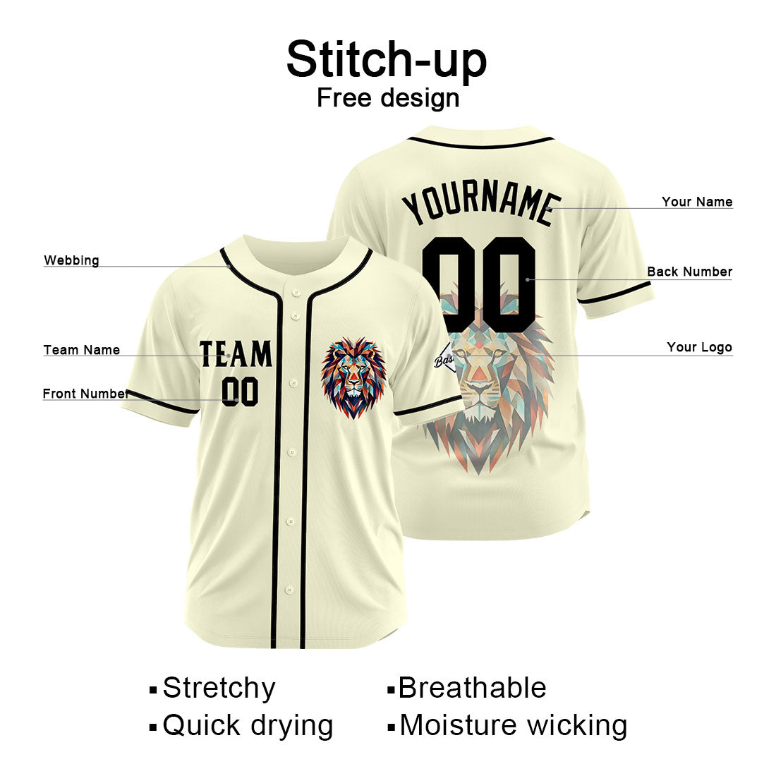 Uniformes de béisbol personalizados de alta calidad para adultos y niños & optimizados para un rendimiento óptimo